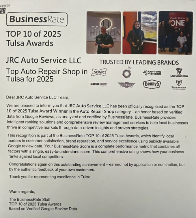 Business Rate Award 2025